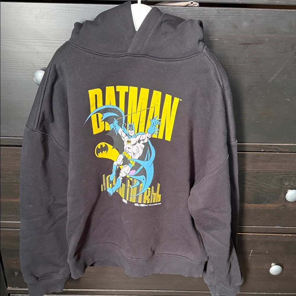 KITH KIDS BATMAN COLLECTION HOODIE SIZE L SEE VIDEO 100% COTTON